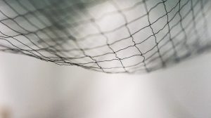 Target nets for gymnastics balance drills